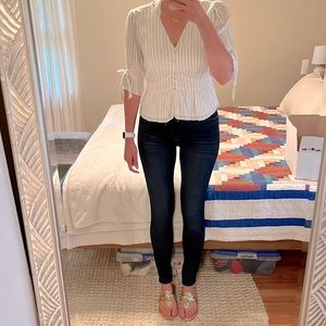 Abercrombie and Fitch high rise skinny jeans